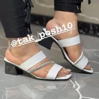 صندل پاشنه دار نگینی|کیف، کفش، کمربند|ساوه, |دیوار