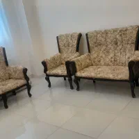 مبل هشت نفره سالم|مبلمان خانگی و میز عسلی|کاغذکنان, |دیوار