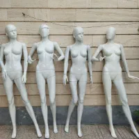 مانکن زنانه مردانه ترک 5 عدد درحدنو پایه تکی شیشه‌