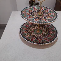 شیرینی خوری، شکلات خوری ۳تکه پرنده و یک گلدان|ظروف سرو و پذیرایی|اندیشه, شهرک کوثر|دیوار