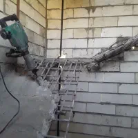 تخریب بتن وکاشت میلگرد.پژمان.گچکاری.سیمانکاری.
