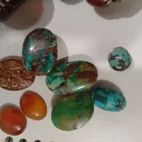 نگین اصلی به شرط نیشابوری عقیق یمنی و....