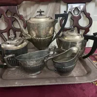 ست سیلور پلیت|کلکسیون اشیاء عتیقه|تهران, سعادت‌آباد|دیوار