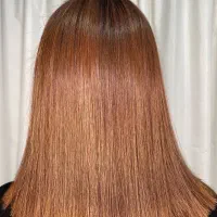 موهای لخت ابریشمی و نرم فقط با کراتین