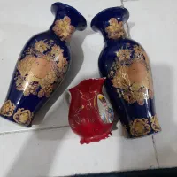 گلدان قدیمی و جای سس قدیمی چینی