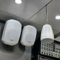 بلندگو اسپیکر سقفی دکوراتیو بلوتوثی آمپیلی کافه|سیستم صوتی خانگی|قم, آذر (نکویی)|دیوار