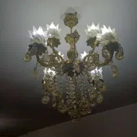 لوستربرنجی طلایی تمام نقاط اراک|لوستر و چراغ آویز|اراک, |دیوار