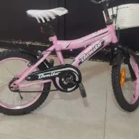 دوچرخه سایز ۱۶صورتی دخترانه