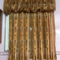 فروش پرده ، گاو صندوق،گلدان تزیینی و میز جلو مبلی|پرده، رانر، رومیزی|قم, شاه سید علی|دیوار