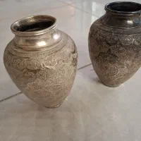 گلدون نقره عتیقه