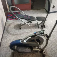 دوچرخه ثابت ودستگاه درازنشست