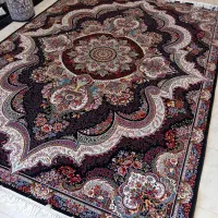 یک جفت فرش۹متری نو۷۰۰شانه نخ اکرولیک اعلا