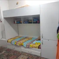 تخت دو طبقه کاملا ام دی اف