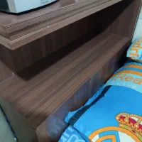 تخت تک نفره همراه با رو تختی|تخت و سرویس خواب|رباط‌کریم, رباط‌کریم|دیوار