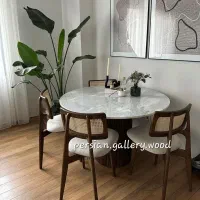 میز ناهارخوری رایکا میزوصندلی با چوب مرغوب وارداتی|میز و صندلی غذاخوری|تهران, حشمتیه|دیوار