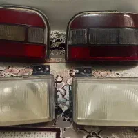 چراغ جلو و خطر عقب پراید