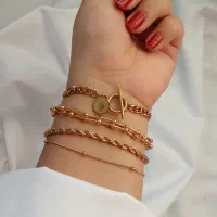 انگشتر دستبند گردنبند کادو پک ولنتاین دخترونه