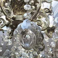 دو جفت لوستر برنجی فروش فوری|لوستر و چراغ آویز|رشت, یخسازی|دیوار
