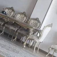 صندلی و میز غذاخوری ۸نفره|میز و صندلی غذاخوری|اردبیل, |دیوار