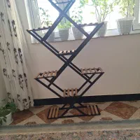 استند گل چوبی و فلزی  متوسط|گل و گیاه طبیعی|بوکان, |دیوار