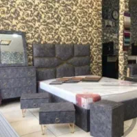 تخت خواب دونفره لمسه کد55|تخت و سرویس خواب|ارومیه, |دیوار