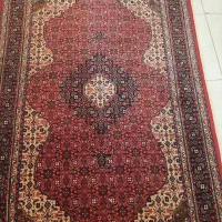 قالیچه زرع نیم ماهی.قالیچه کرم دستبافت.اراک
