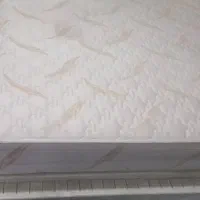 تشک دونفره همراه با تختش در حد نو به علت مهاجرت