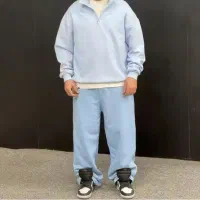 ست‌دورس نیم‌زیپ‌ شلوار جاگر ست‌کامل سویشرت شلوار