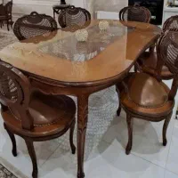 سرویس مبل و ناهارخوری ۶ نفره آنتیک یونانی|مبلمان خانگی و میز عسلی|اسلامشهر, مطهری|دیوار