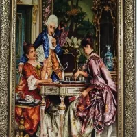 تابلو فرش دستی ابریشم