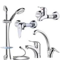 پک 6تیکه شیرآلات قاجاری مارک البرز|مصالح و تجهیزات ساختمان|بندر گناوه, |دیوار