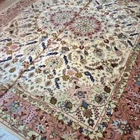 فرش دستباف جفت ۶ متری کاشمر گل ابریشم دستبافت|فرش|تهران, مولوی|دیوار