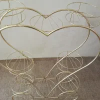 استند گلدان طلایی|صنایع دستی و سایر لوازم تزئینی|ری, صفاییه (چشمه علی)|دیوار