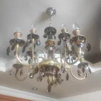 لوستر ۵ شعله رنگ ثابت