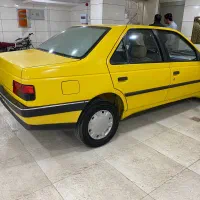 تاکسی پلاک ع با خط همدان به کنگاور و بلعکس مدل 86