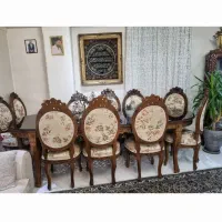 مبل ۸ نفر فرحی با ناهارخوری ۱۰ نفره|مبلمان خانگی و میز عسلی|تهران, شهران جنوبی|دیوار
