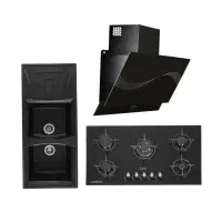 ست سه تکه گازوهودوسینک باقیمت زیرفاکتور|اجاق گاز و لوازم برقی پخت‌وپز|میاندوآب, |دیوار