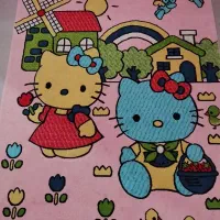 فرش اتاق کودک طرح کیتی