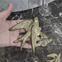 ۲۱ عدد پرستو دیوار کوب برنز|صنایع دستی و سایر لوازم تزئینی|قم, زند آباد|دیوار