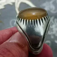 عقیق یمنی عسلی