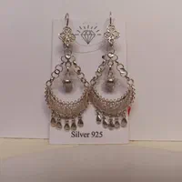 گوشواره نقره ملیله کاری اصفهان کد ۴۷۴ طرح قشقایی|جواهرات|اصفهان, مولوی|دیوار