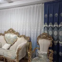 پرده سالن پذیرایی  همراه والن