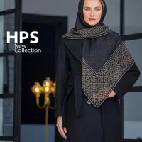 روسری کرپ حریر دست دوز