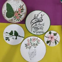 نقاشی رو سفال، دیوارکوب|تابلو، نقاشی، عکس|نیشابور, مازول|دیوار