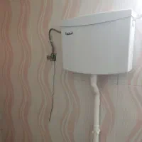 سنگ توالت و فلش تانک|لوازم سرویس بهداشتی|جهرم, |دیوار