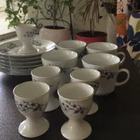 فنجان نعلبکی و جای تخم مرغ ،برند فانتزیا|ظروف سرو و پذیرایی|تهران, کوی بیمه|دیوار