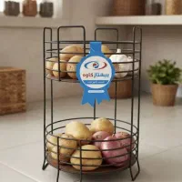 سبد سیب زمینی و پیاز نو