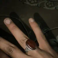 انگوشتر نقره عقیق