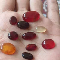 ۱۰ عدد سنگ عقیق سرخ