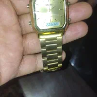 ساعت دو زمانه چراغ دار